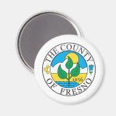 Aimant Phoque du comté de Fresno (Recto/Verso)