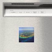 Aimant Photo aérienne des Bermudes (In Situ (Lave-vaisselle))