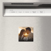 Aimant Photo avec nom et date personnalisés (In Situ (Lave-vaisselle))