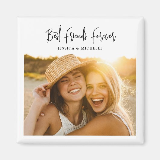 Aimant Photo Best Friends Name (Devant)