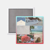 Aimant Photo colorée Grand Turk (Recto/Verso)