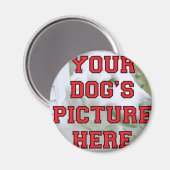 Aimant Photo customisée de votre chien (Recto/Verso)