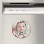 Aimant Photo de bébé tout simplement sucré (In Situ (Lave-vaisselle))