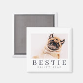 Aimant Photo de Chic Pet Bestie BFF (Recto/Verso)