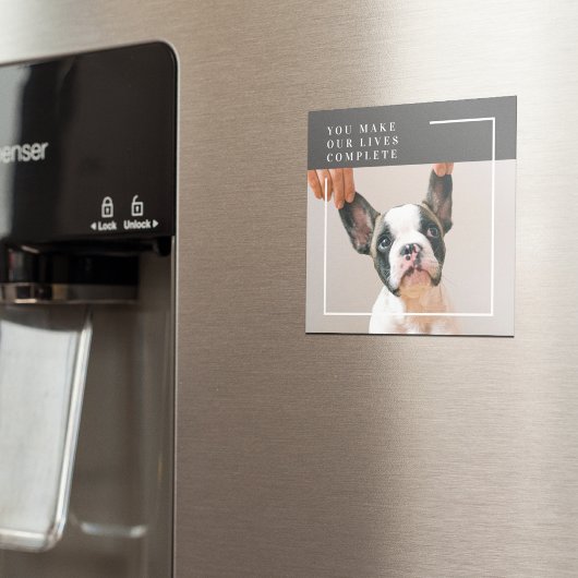 Aimant Photo de chien moderne | Devis de chien