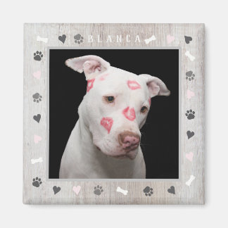 Aimant Photo de chien personnalisable et personnalisable 