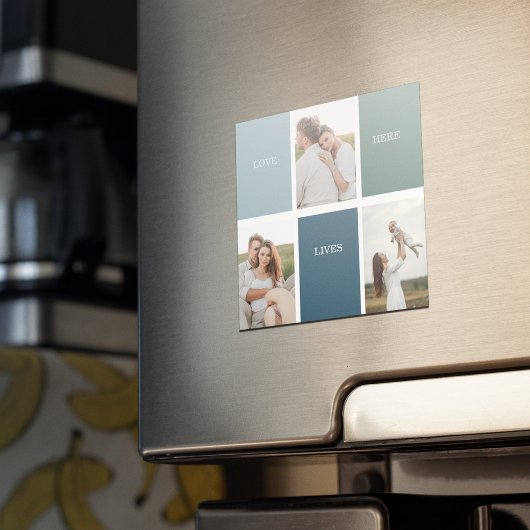 Aimant Photo de collection de la famille moderne | Amour 