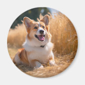 Aimant Photo de compagnie personnalisée (Devant)