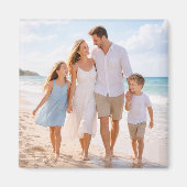 Aimant Photo de famille personnalisé (Devant)