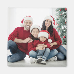 Aimant Photo de famille simple personnalisée