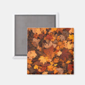 Aimant Photo de feuilles d'automne (Recto/Verso)