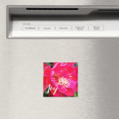 Aimant Photo de fleur rose tropicale (In Situ (Lave-vaisselle))
