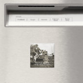 AIMANT PHOTO DE JACK RUSSELL TERRIER DOG MAN LOVE (In Situ (Lave-vaisselle))