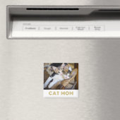 Aimant Photo de la maman chat moderne (In Situ (Lave-vaisselle))