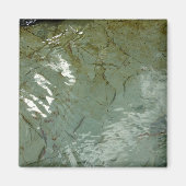 Aimant Photo de la nature de dalles rocheuses couvertes d (Devant)