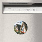 Aimant Photo de l'île de Madère avec Maisons Typiques, Po (In Situ (Lave-vaisselle))