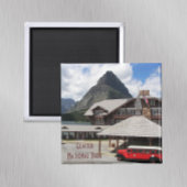 Aimant Photo de loge de parc national de glacier