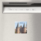 Aimant Photo de Lübeck Holstentor Gate (In Situ (Lave-vaisselle))