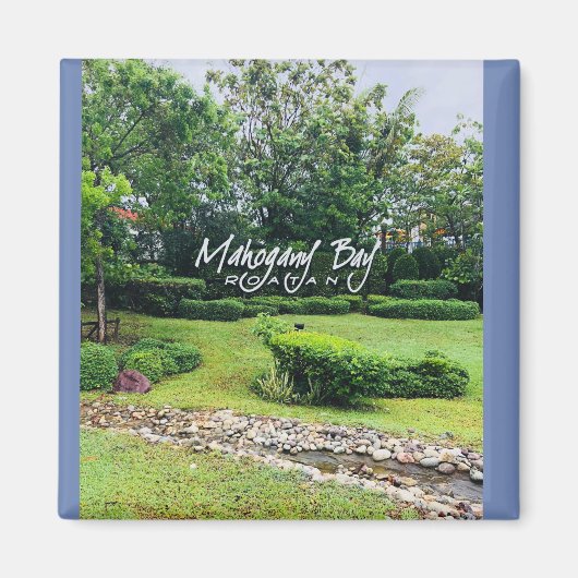 Aimant Photo de Mahogany Bay, Roatan, Honduras (Devant)