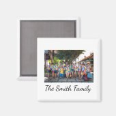 Aimant Photo de Réunion simple et moderne personnalisée (Recto/Verso)