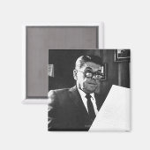 Aimant Photo de Ronald Reagan (Recto/Verso)