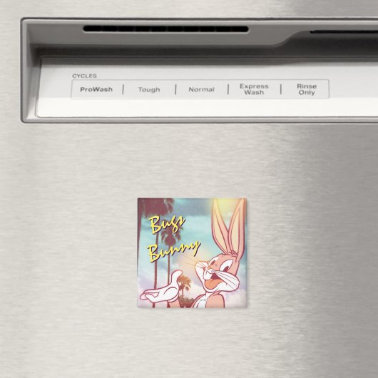 Aimant Photo de vacances de BUGS BUNNY™ (In Situ (Lave-vaisselle))