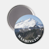 Aimant Photo de Washington State Mount Baker (Recto/Verso)