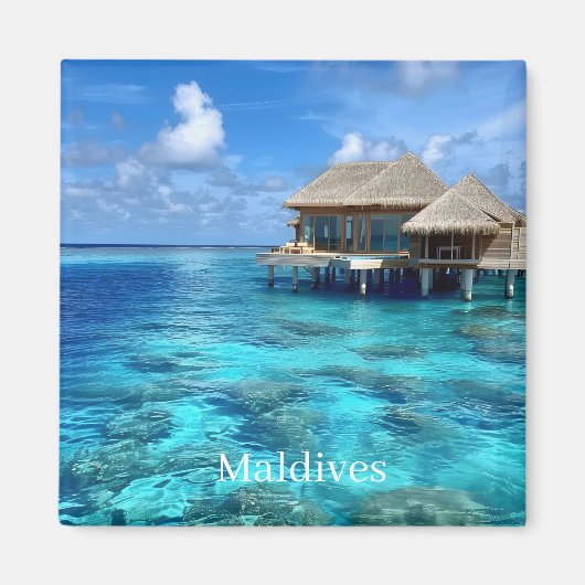 Aimant Photo des Maldives  (Devant)