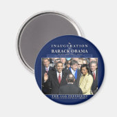 Aimant Photo d'investiture d'Obama (Recto/Verso)