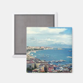 Aimant Photo du littoral Naples Italie (Recto/Verso)
