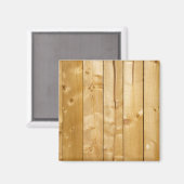 Aimant Photo du panneau en bois clair noué naturel (Recto/Verso)