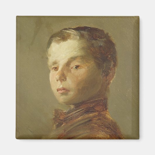 Aimant Photo d'un garçon, 1875 (Devant)