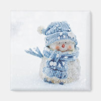 Photo d'un mignon bonhomme de neige en hiver - Noë