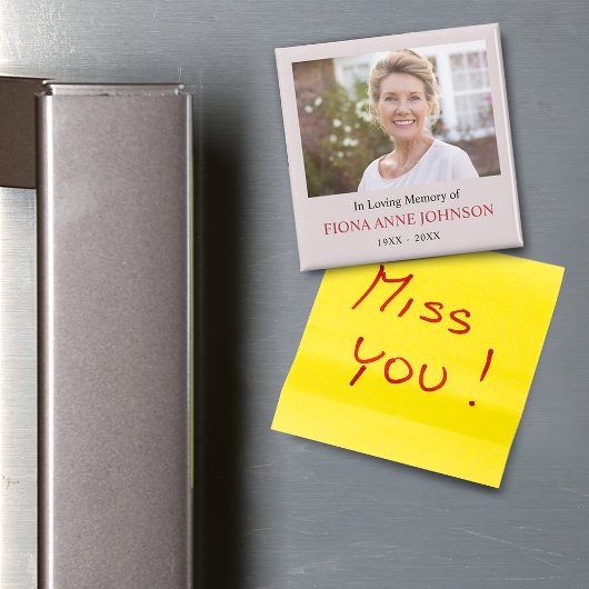 Aimant Photo en mémoire d'amour