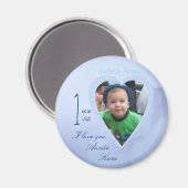 Aimant photo enfant je t'aime (Recto/Verso)