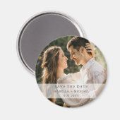 Aimant Photo Enregistrer La Date (Recto/Verso)