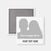 Aimant Photo et message (Recto/Verso)