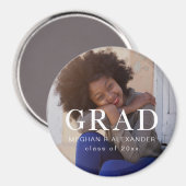 Aimant Photo et nom de l'étudiant (Recto/Verso)