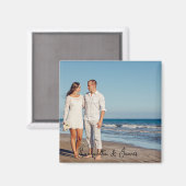 Aimant Photo et texte personnalisés (Recto/Verso)