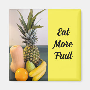 Aimant Photo Fruit Assorti Sain Rappel Jaune