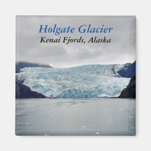 Aimant photo Holgate Glacier Kenai Fjords Alaska (Devant)