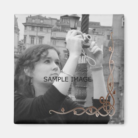 Aimant Photo Instagram personnalisée | Créez votre propre (Devant)