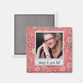 Aimant Photo instantanée - photoframe avec motif (Recto/Verso)