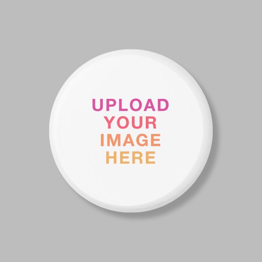 Aimant Photo Logo Business Simple Template White