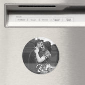 Aimant photo mariage avec texte Amour (In Situ (Lave-vaisselle))