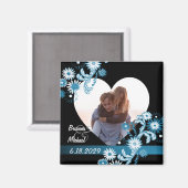 Aimant Photo Mariage Daisy (Recto/Verso)