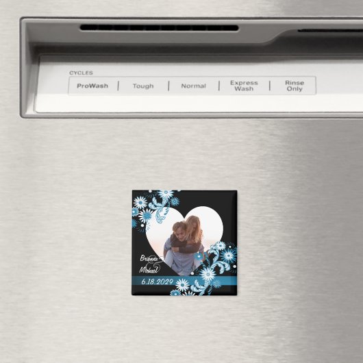 Aimant Photo Mariage Daisy (In Situ (Lave-vaisselle))