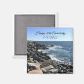 Aimant Photo of Atlantic Ocean Blue 40th Anniversary (Recto/Verso)