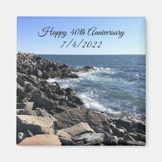 Aimant Photo of Atlantic Ocean Blue 40th Anniversary (Devant)