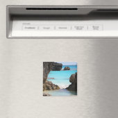 Aimant Photo of Tropical Island Coast & Sea (In Situ (Lave-vaisselle))